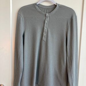 Lululemon Long Sleeve Waffle knit Henley